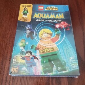 LEGO Aquaman Rage of Atlantis DVD Set Box New DC Comics Hero Warner Brothers